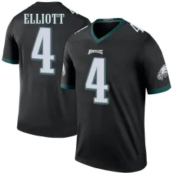 Seth Joyner Philadelphia Eagles Men's Legend Black Color Rush T-Shirt